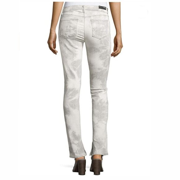 J Brand Mid-rise Fame Tie Died Distressed Jeans - Picture 2 of 8